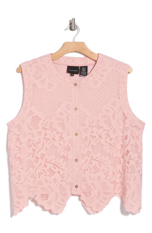 FORGOTTEN GRACE FORGOTTEN GRACE LACE BUTTON TANK