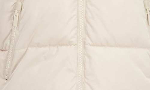 Sebby Faux Fur Reversible Hooded Puffer Jacket In Neutral