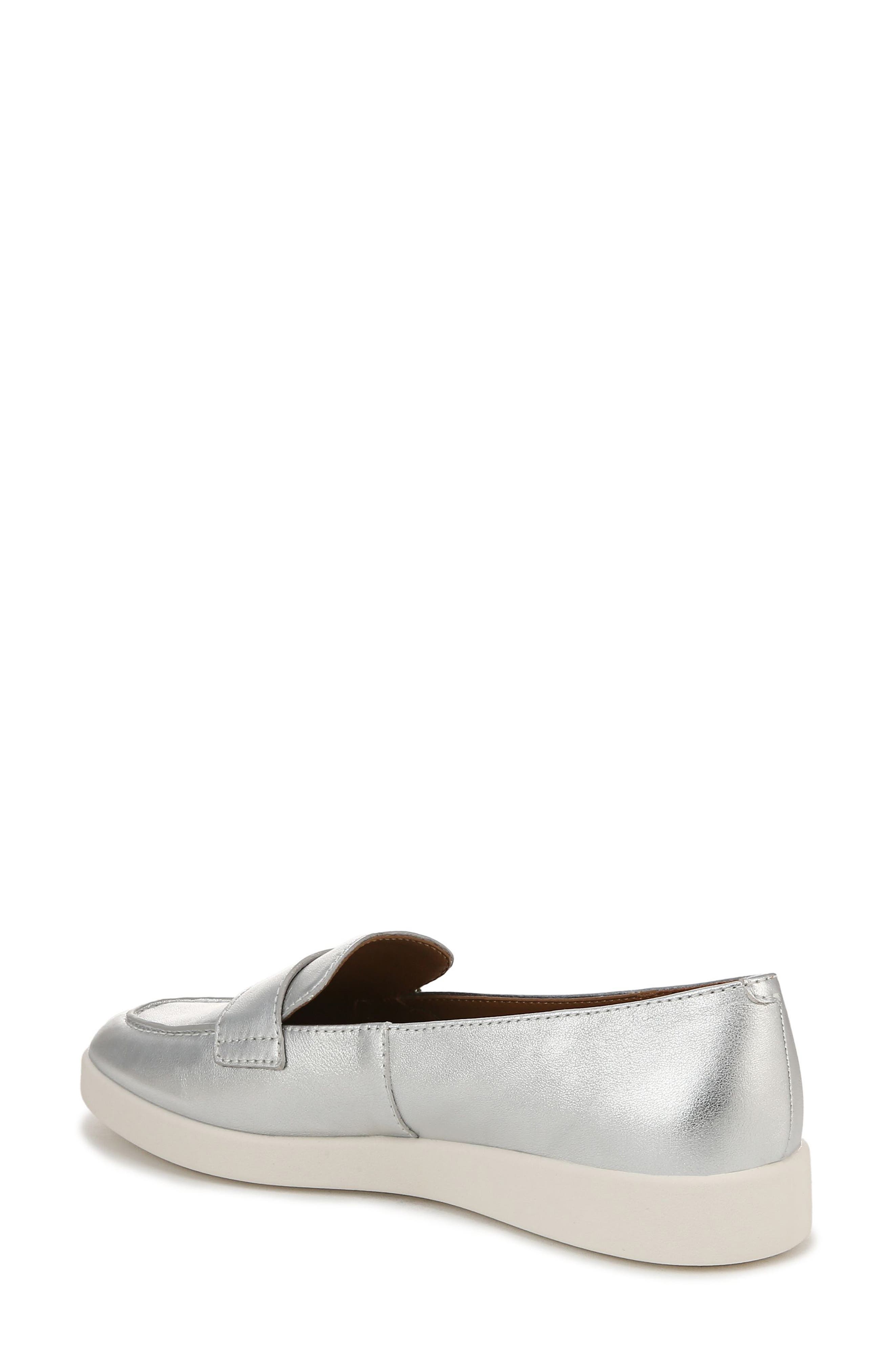 Naturalizer Karis Loafer, Alternate, color, Silver