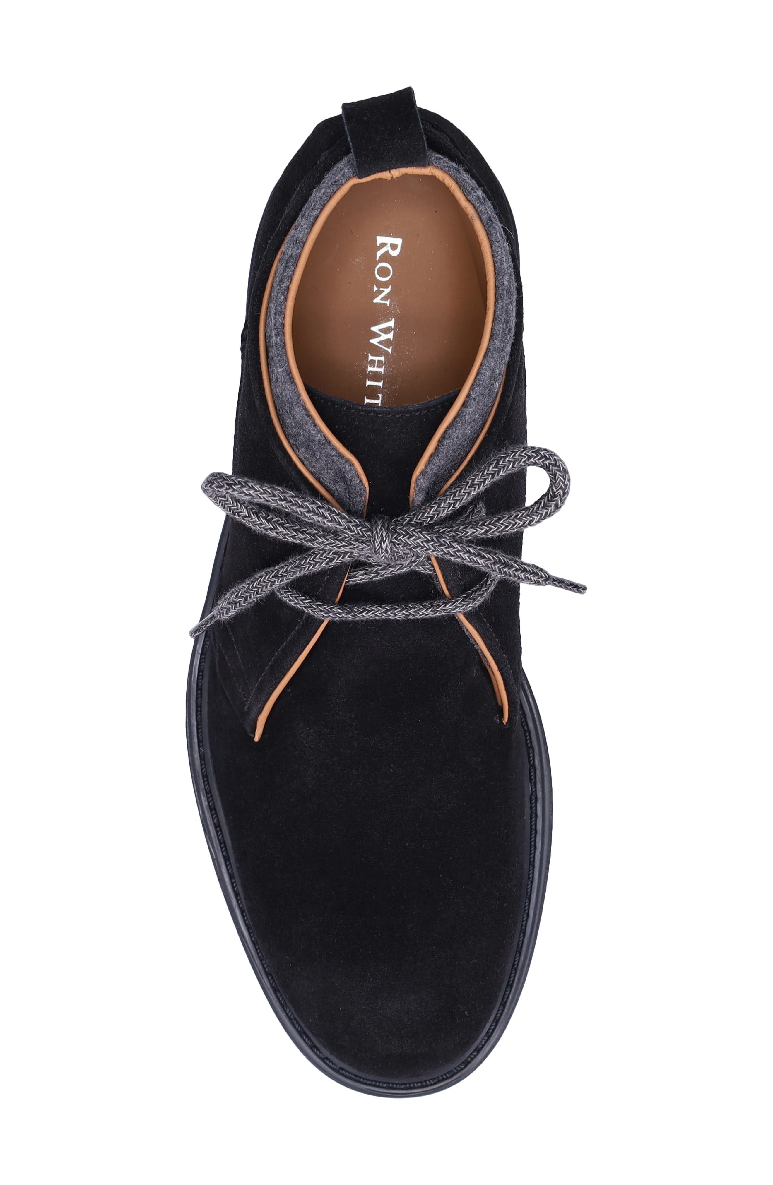 Ron White Nevin Water Resistant Lace-Up Boot, Alternate, color, Black