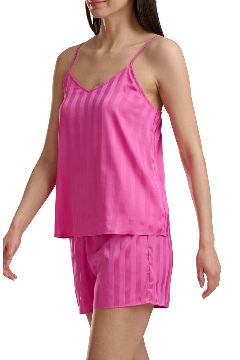 Cami and Boxer Pajamas, Alternate, color, PHLOX PINK SHADOW STRIPE