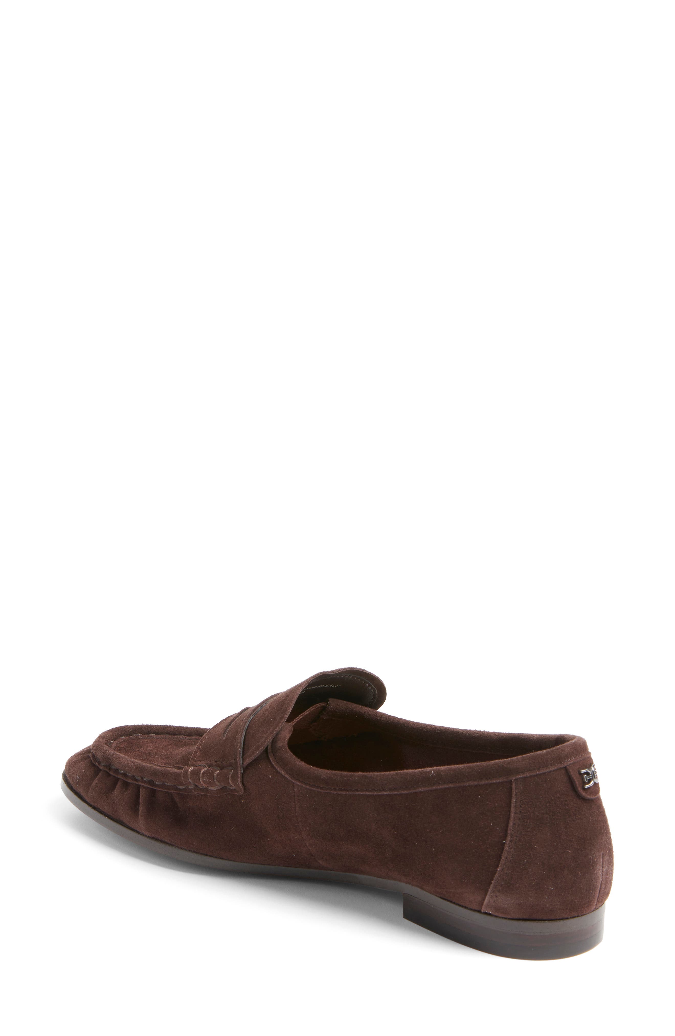 Lizbeth Moc Toe Loafer, Alternate, color, CAFE NOIR