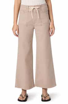 Ari Drawstring High Waist Wide Leg Pants
