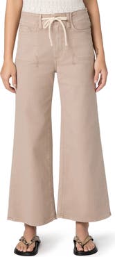 PAIGE Ari Drawstring High Waist Wide Leg Pants