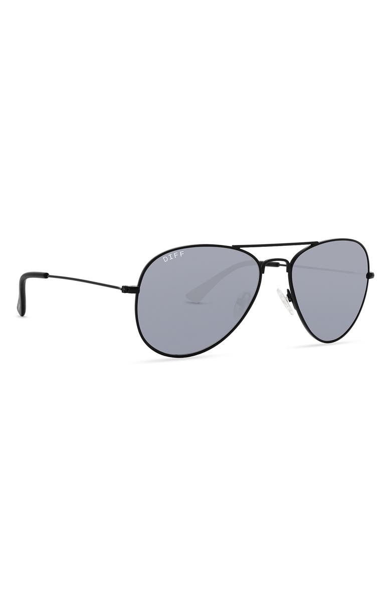 DIFF Cruz 49mm Small Aviator Sunglasses, Alternate, color, 