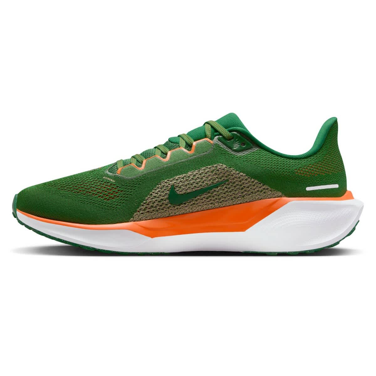 Nike Unisex Nike Green Florida A&M Rattlers Zoom Pegasus 41 Running Shoes, Alternate, color, Green