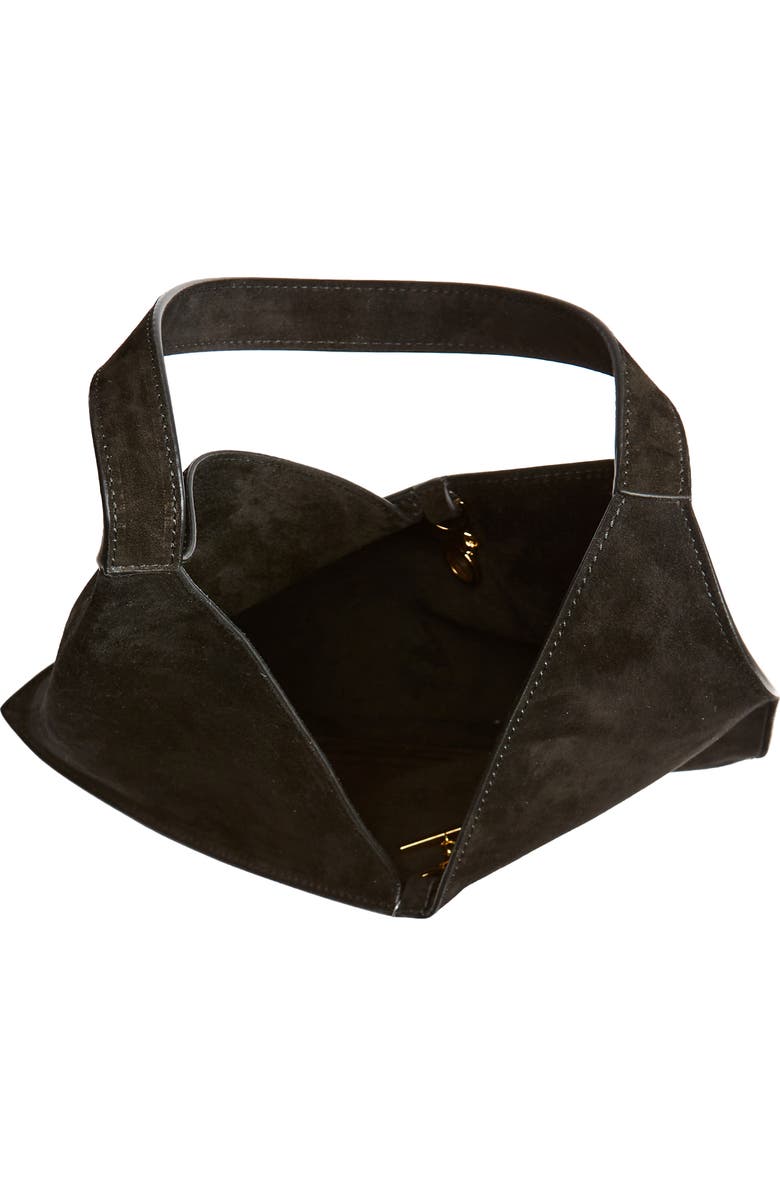 Khaite Sara Small Suede Tote, Alternate, color,