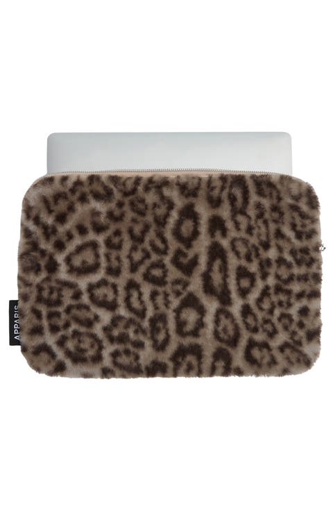 Elle Faux Fur Laptop Sleeve