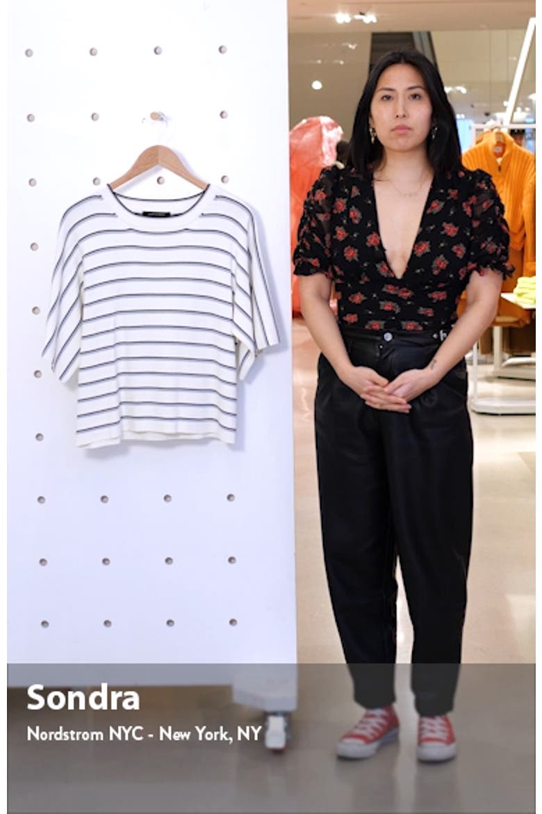 Fleur Stripe Dolman Sleeve Top video