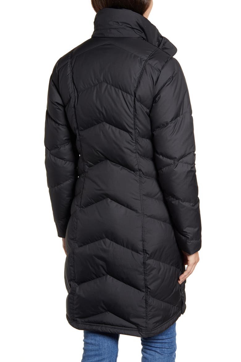 Down With It Hooded Down Parka, Alternate, color, BLACK