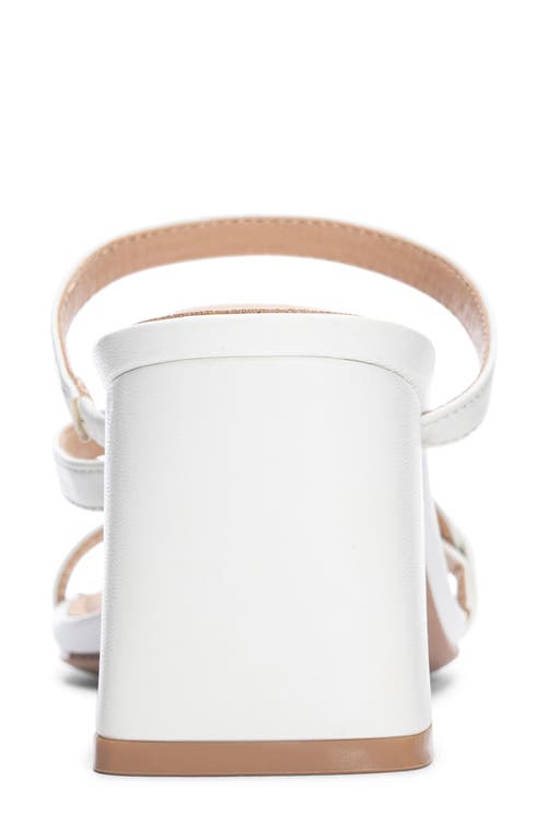 Cl By Laundry Blaine Block Heel Sandal In White