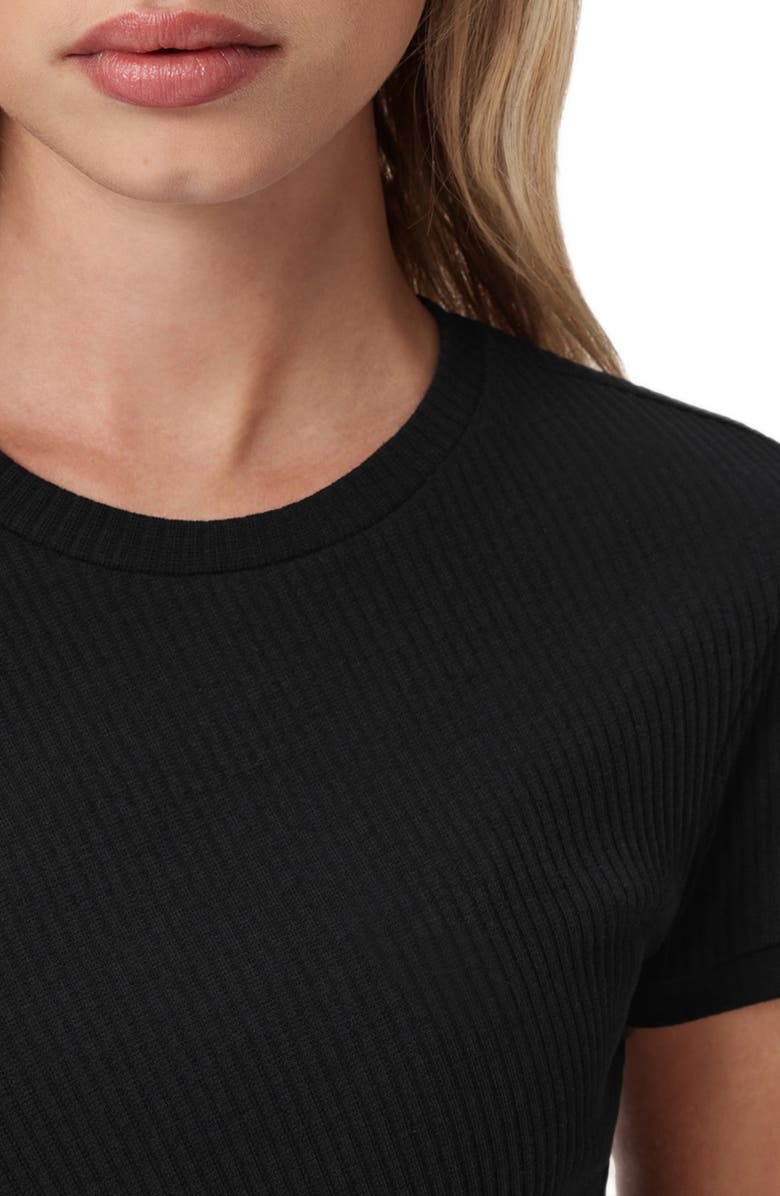AllSaints Gia Rib T-Shirt, Alternate, color,
