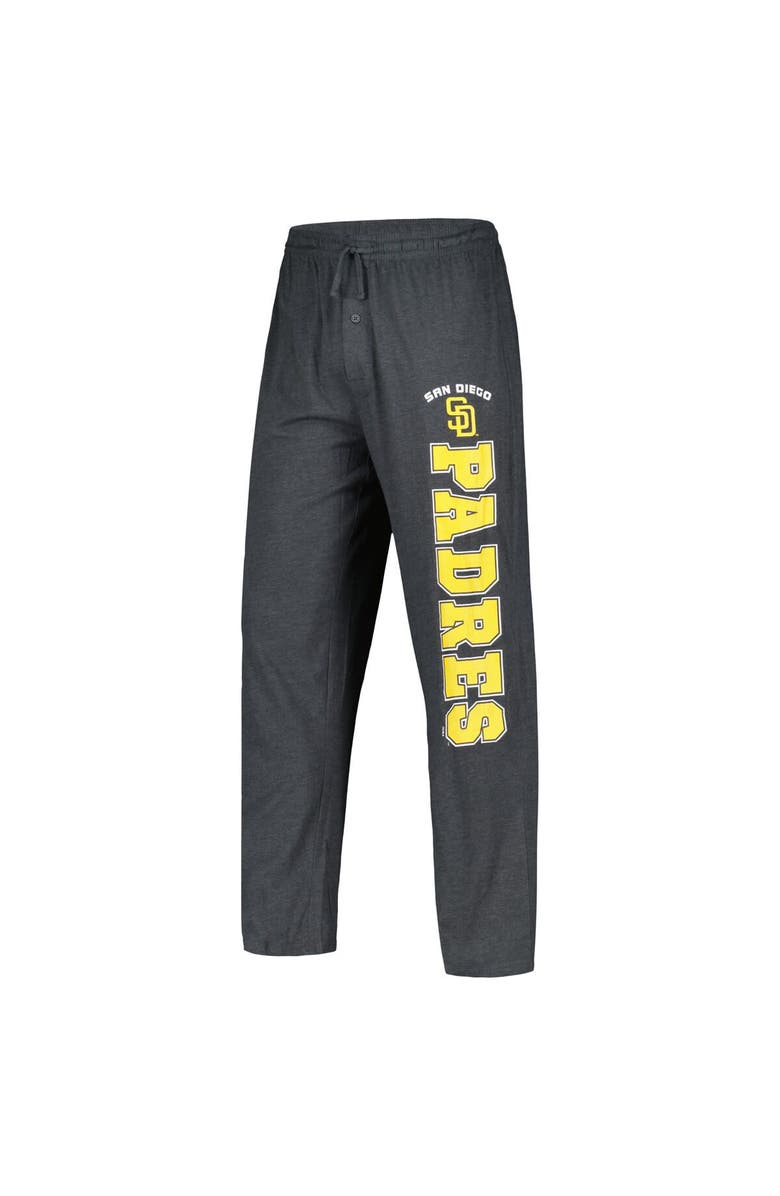 CONCEPTS SPORT Men's Concepts Sport Charcoal/Brown San Diego Padres Meter T-Shirt & Pants Sleep Set, Alternate, color, 