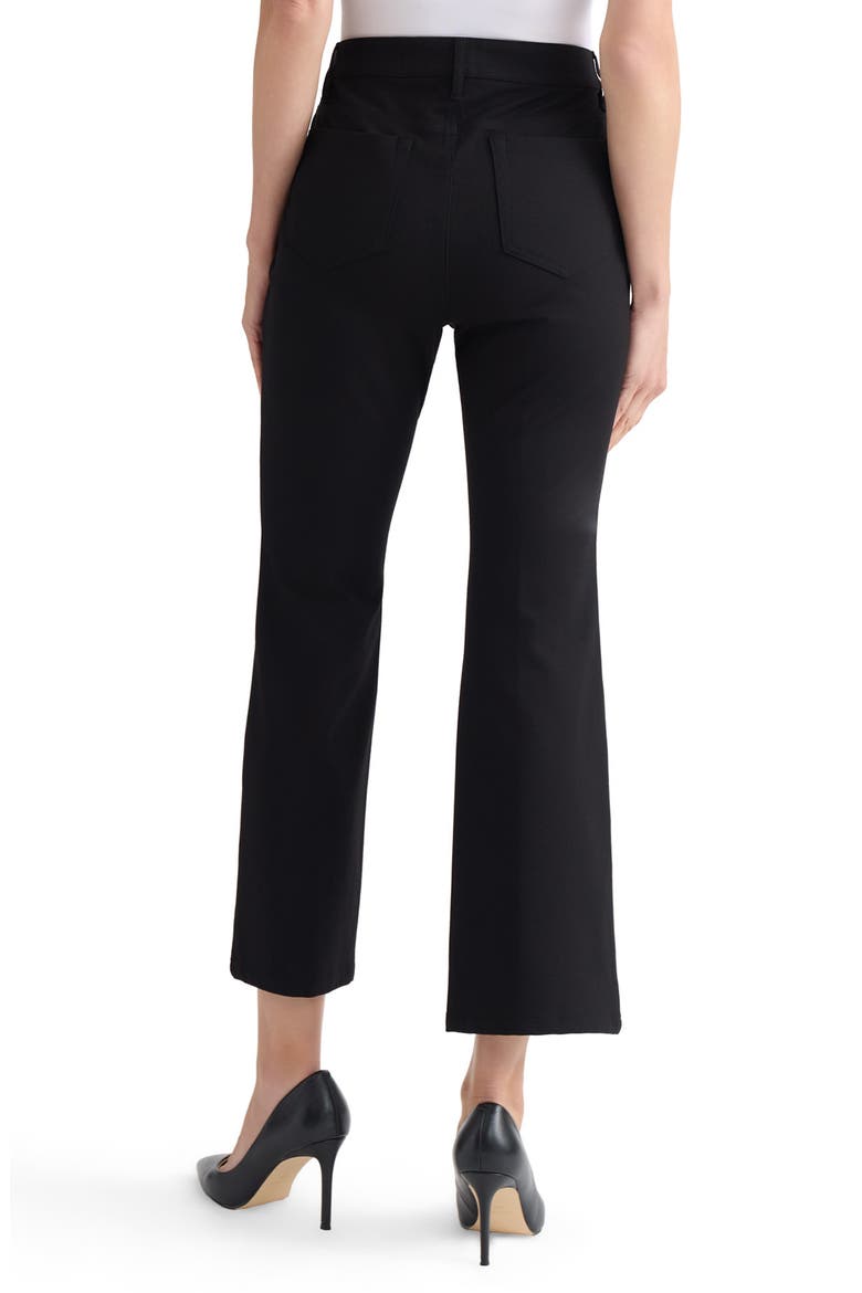 Lexington High Waist Ankle Bootleg Pants, Alternate, color, JONES BLACK