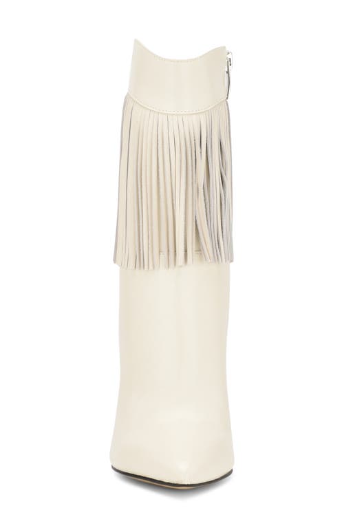 Nine West Tries Pointed Toe Bootie In Ivory 150