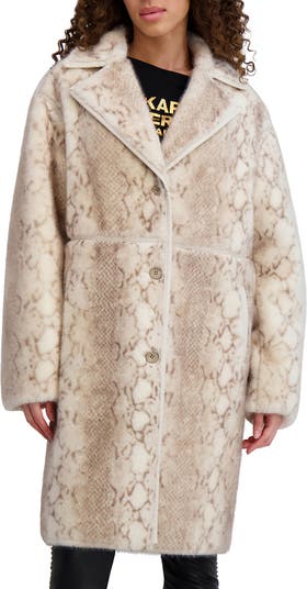 KARL LAGERFELD PARIS Faux Fur Jacket | Nordstrom