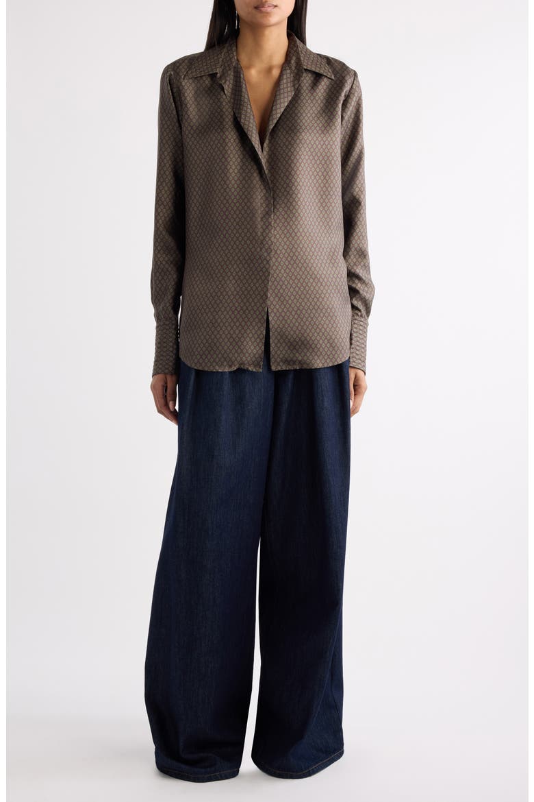 Pamplona Pleated Denim Pants, Alternate, color, INDIGO