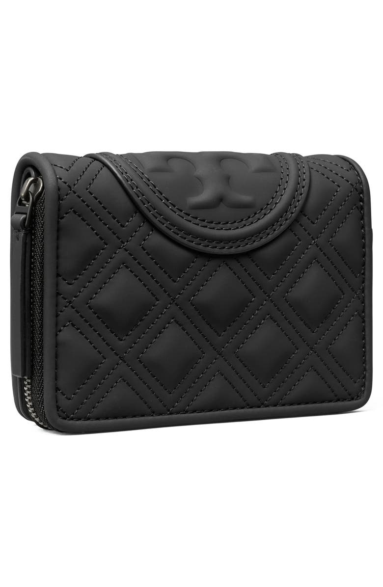Tory Burch Fleming Matte Bifold Wallet, Alternate, color, 
