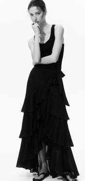 H&M Tiered Wrap Skirt