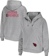 WEAR by Erin Andrews Women's WEAR by Erin Andrews Heathered Gray Arizona Cardinals Team Full-Zip Hoodie