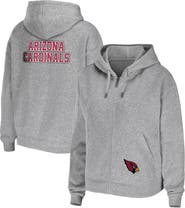 WEAR by Erin Andrews Women's WEAR by Erin Andrews Heathered Gray Arizona Cardinals Team Full-Zip Hoodie