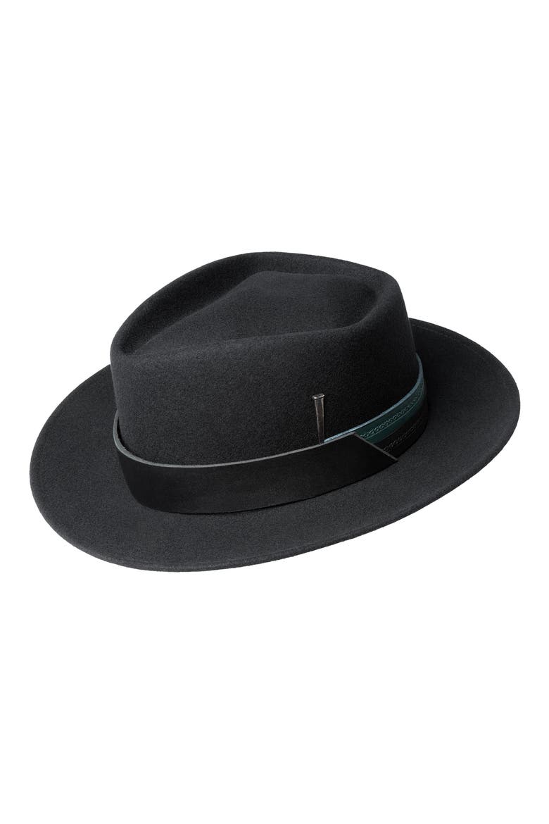 Sprake Wool Fedora, Main, color, BLACK