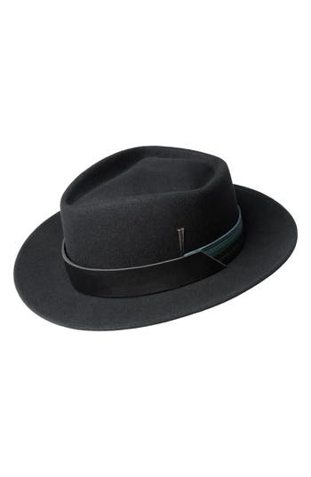 Bailey Sprake Wool Fedora In Black