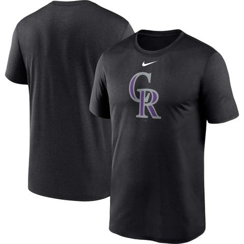 Men's Nike Black Colorado Rockies Big & Tall Logo Legend Performance T-Shirt