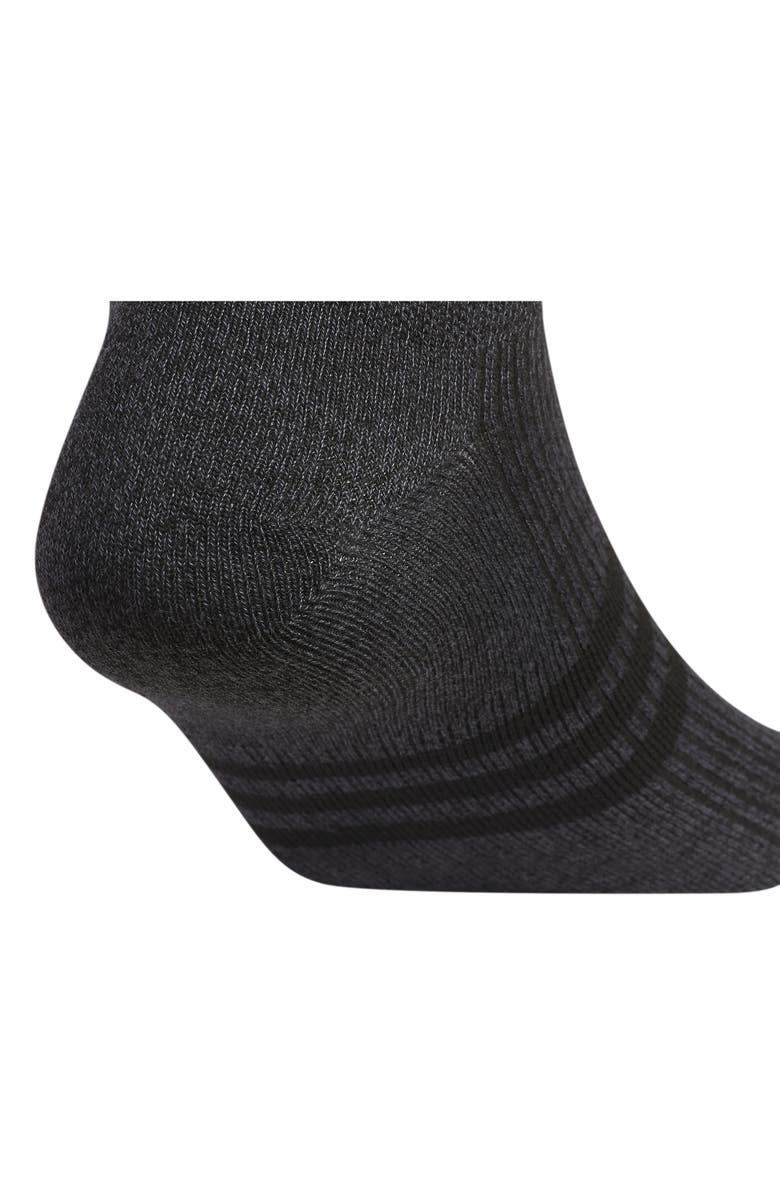 adidas 6-Pack Superlite Super No-Show Performance Socks, Alternate, color, Onix Grey/ Black