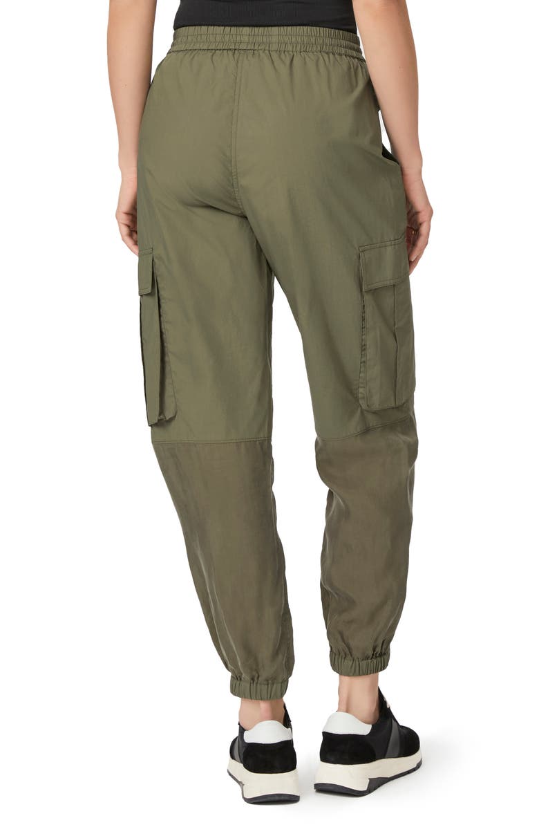 PAIGE Tucson Pull-On Cargo Joggers, Alternate, color, Olive Gree