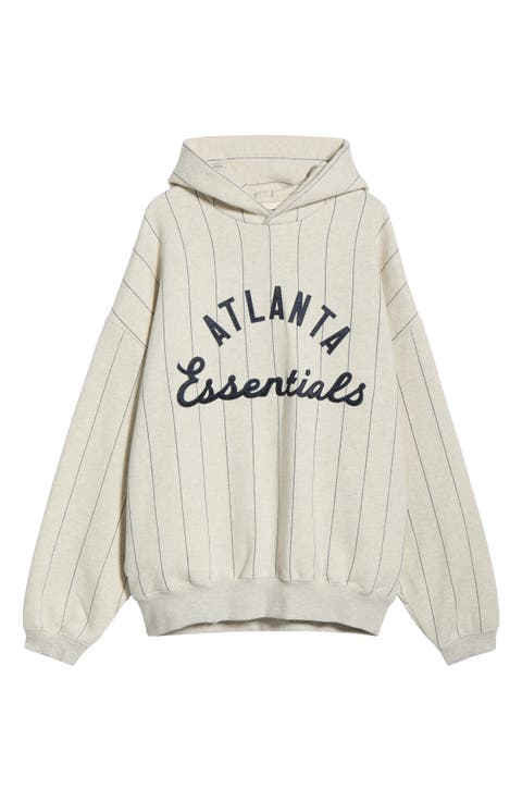 x MLB Braves Sport Cotton Blend Graphic Hoodie