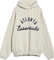Fear of God Essentials x MLB Braves Sport Cotton Blend Graphic Hoodie
