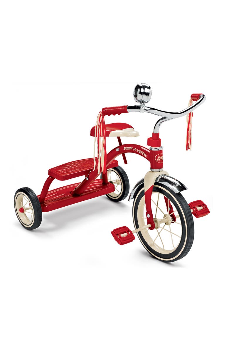 Radio Flyer Classic Red Dual Deck Tricycle, Main, color,