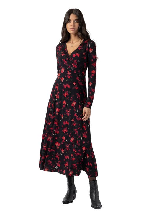 Maggie Wrap Midi Dress