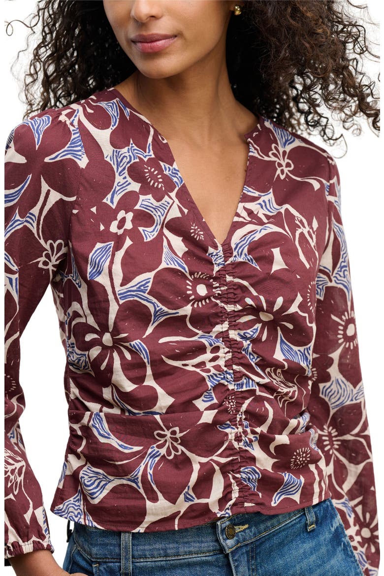 Sydney Printed Cotton Top, Alternate, color, EDEN MULTI