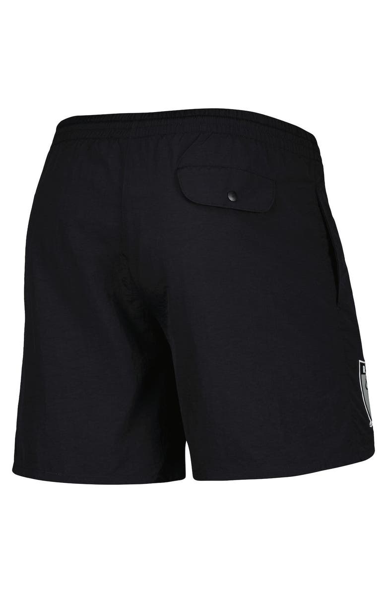 Mitchell & Ness Men's Mitchell & Ness Black Las Vegas Raiders Team Essentials Nylon Shorts, Alternate, color, 