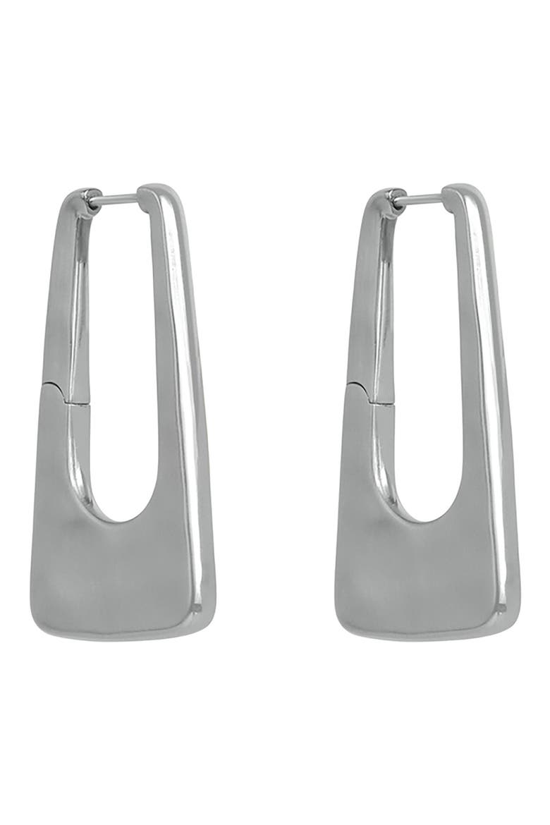 Nomad Drop Earrings, Main, color, SILVER