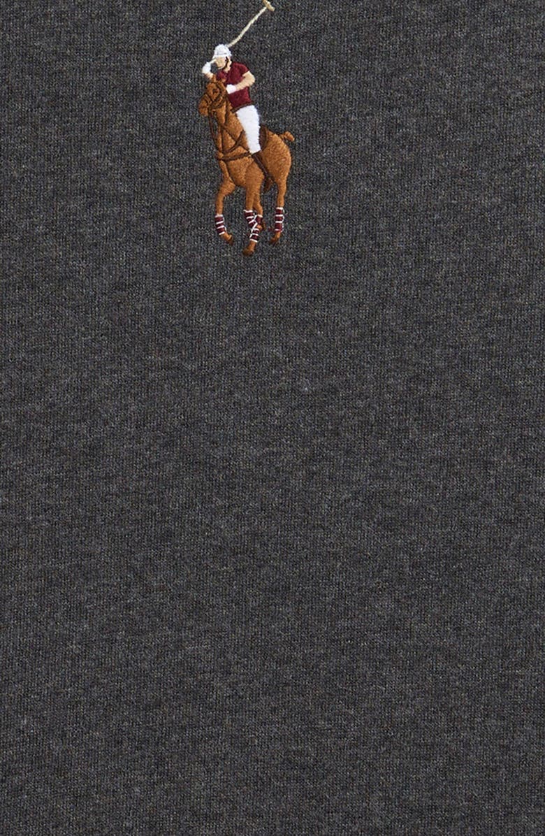 Polo Ralph Lauren Kids' Fleece Sweatshirt Dress, Alternate, color, Windsor Heather