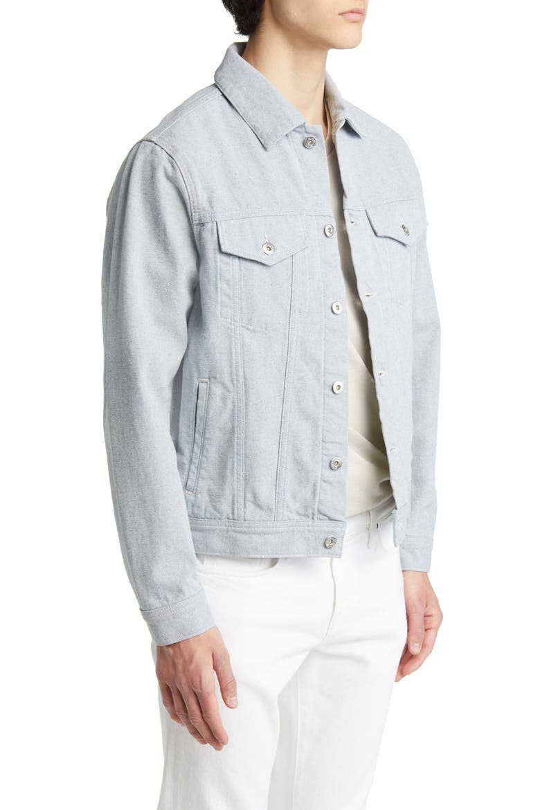 Dart Denim Trucker Jacket, Alternate, color, RECLAIMED INDIGO