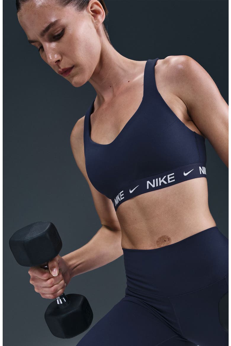 Indy Dri-FIT High Support Sports Bra, Alternate, color, MNNAVY