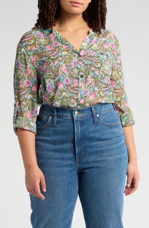 KUT FROM THE KLOTH KUT FROM THE KLOTH JASMINE ROLL SLEEVE TOP 