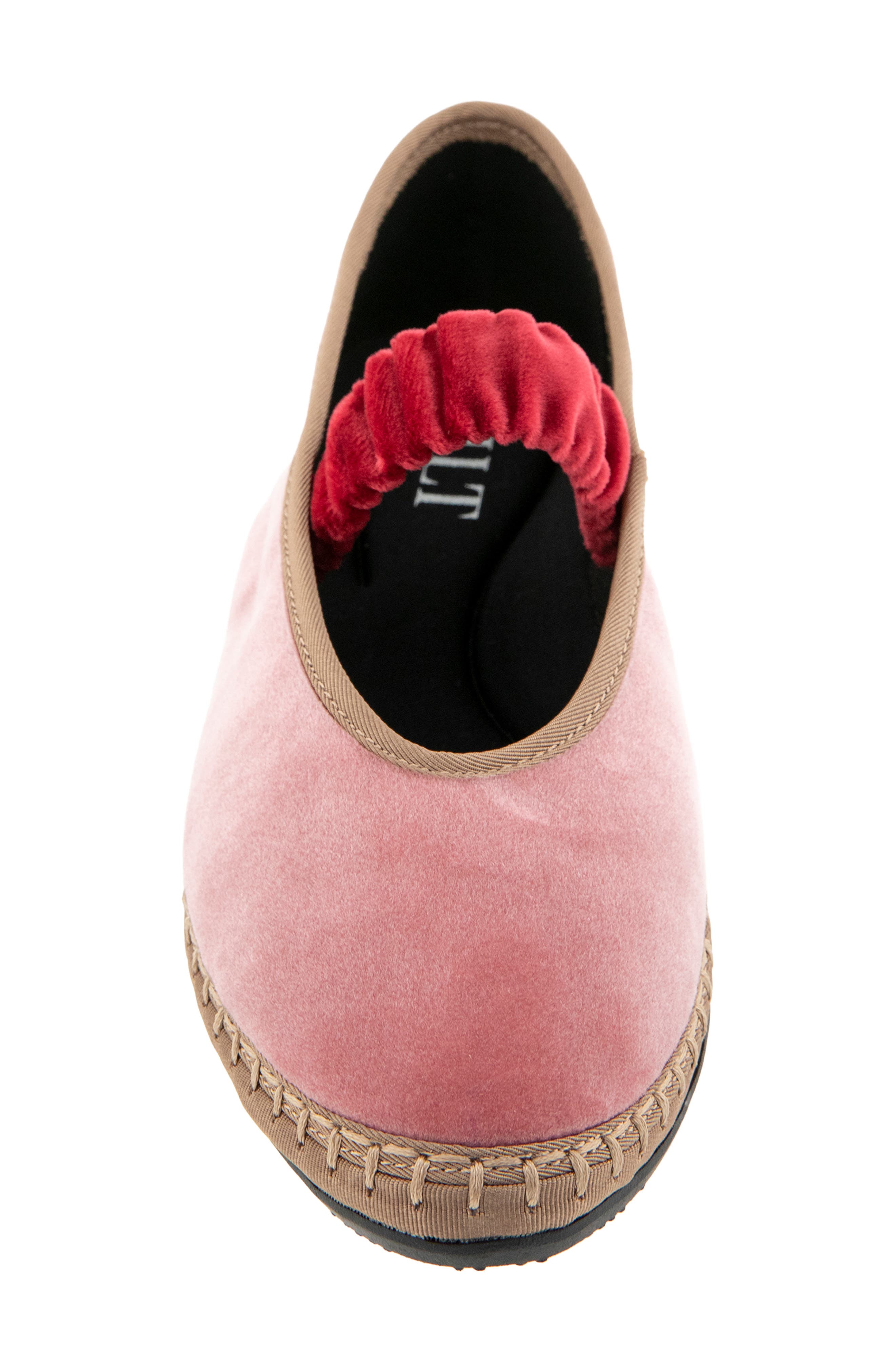 Fiona Mary Jane Flat, Alternate, color, ROSE