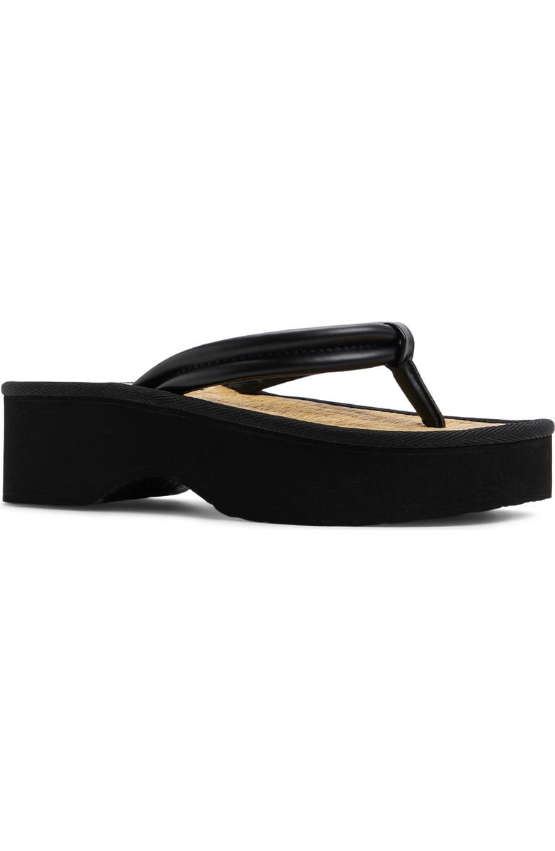 Roxy Ryana Platform Flip Flop, Main, color, Black