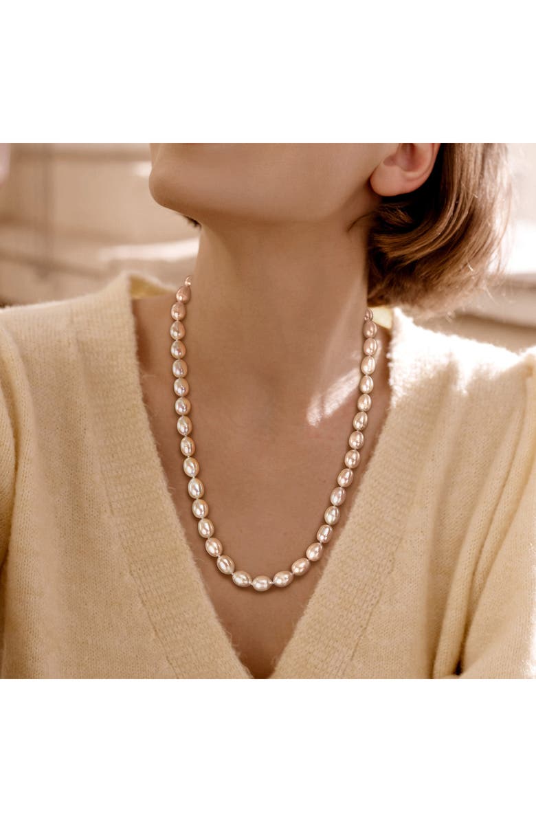 DELMAR Cultured Pearl Necklace, 9.5–10mm, Alternate, color,