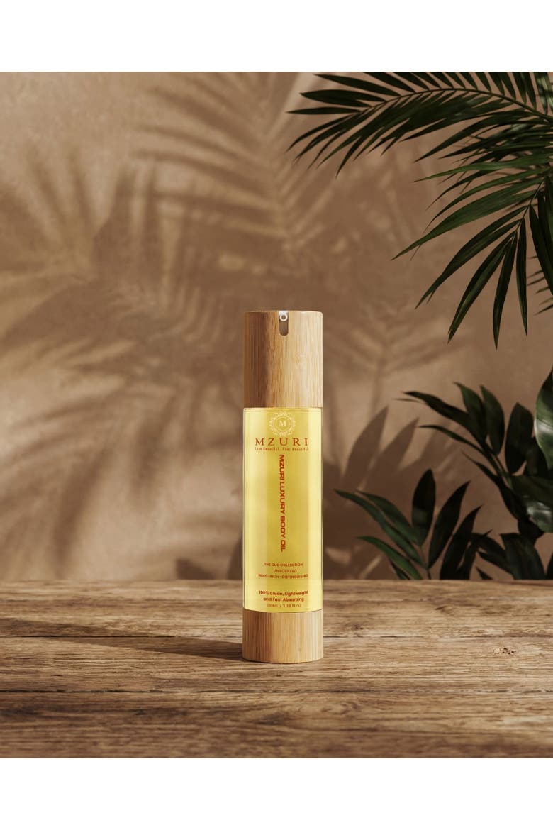 Mzuri Luxury Body Oil, Alternate, color, Clear Yellow