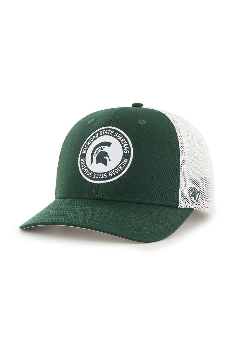 Men's '47 Green Michigan State Spartans Unveil Trophy Flex Hat, Main, color, Green