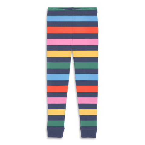 Kids Organic Pj Pant In Stripe