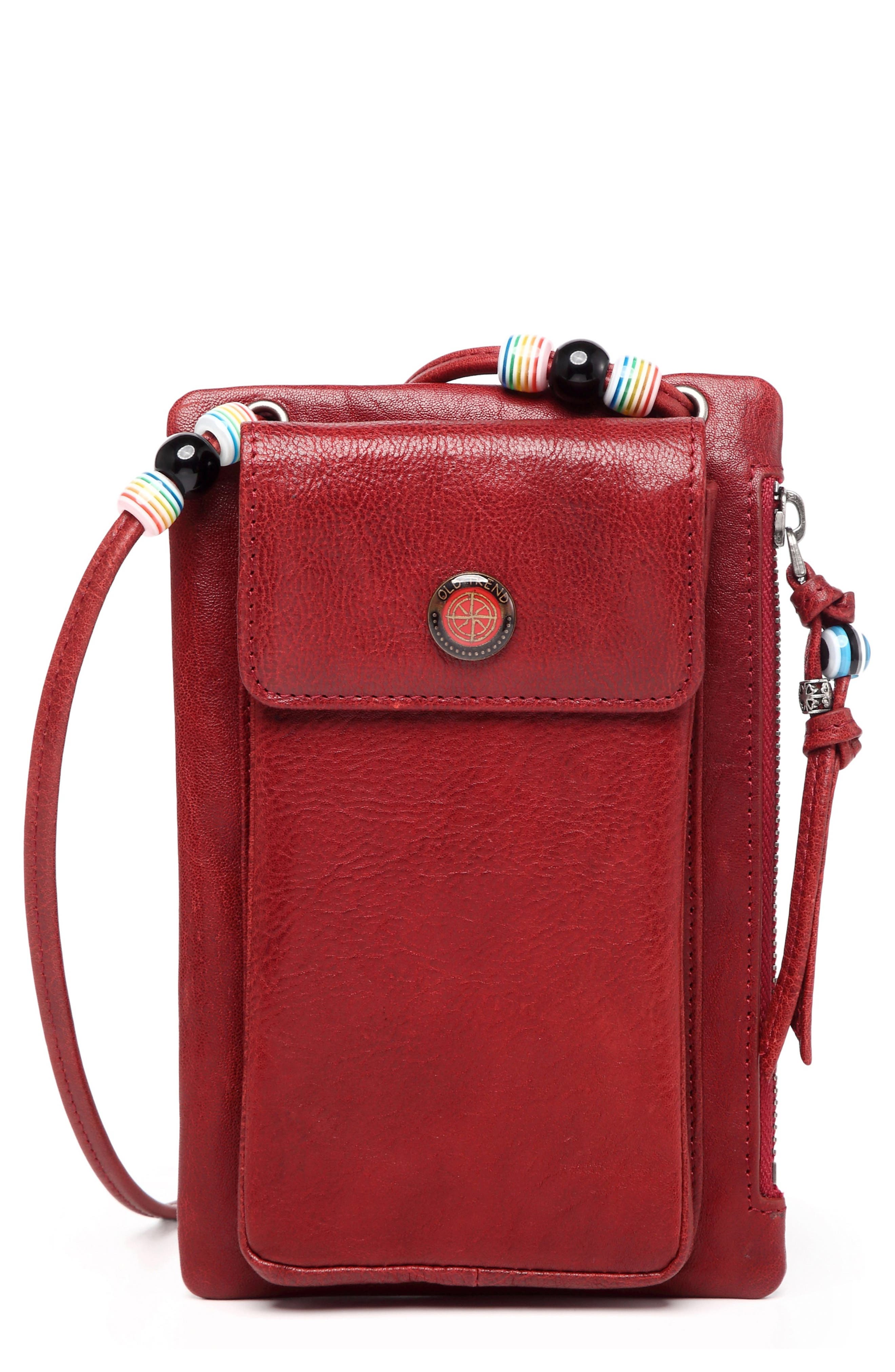 Old Trend Northwood Crossbody Wallet In Red