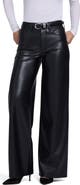 NYDJ Teresa Faux Leather Wide Leg Pants