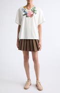 MM6 Maison Margiela Pleated Miniskirt